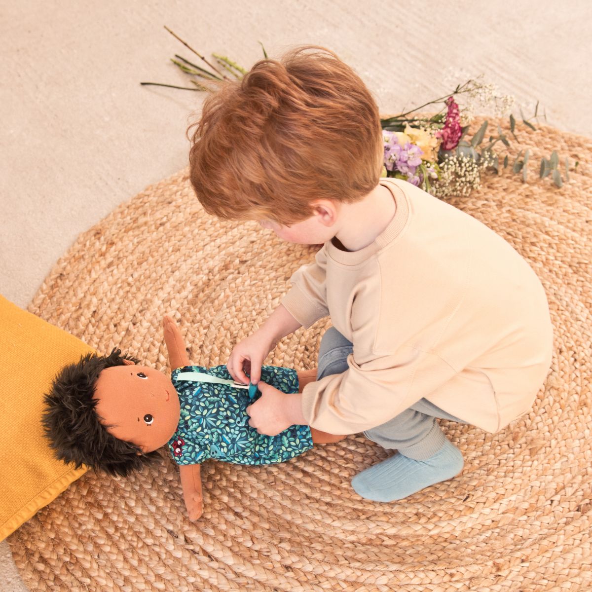 בובה 36 סמ - סשה עם מוצץ Default Title