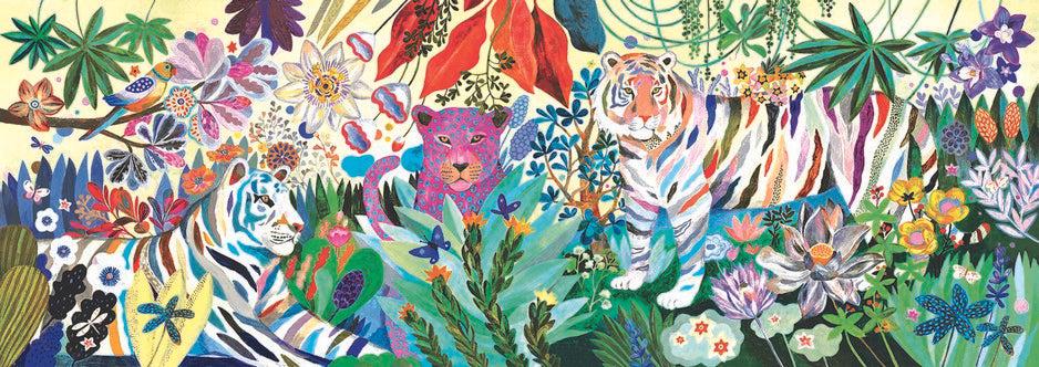 פאזל גלריה 1000 - טיגריסים מקושטים