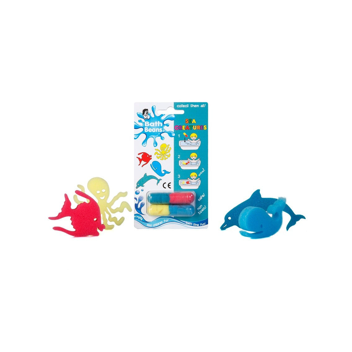 קפסולת הפתעה - 4 חיות ים