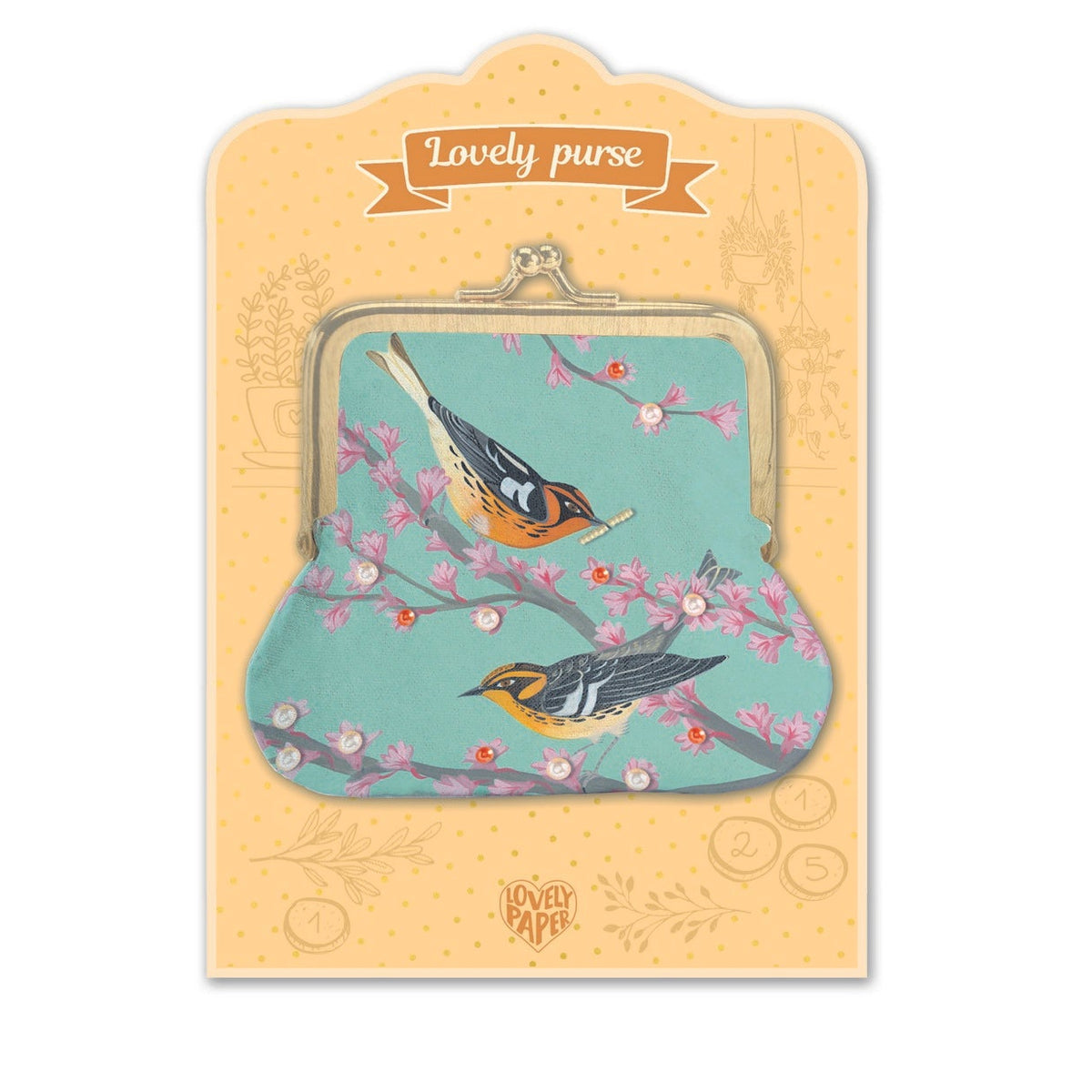ארנק מטבעות - ציפורים