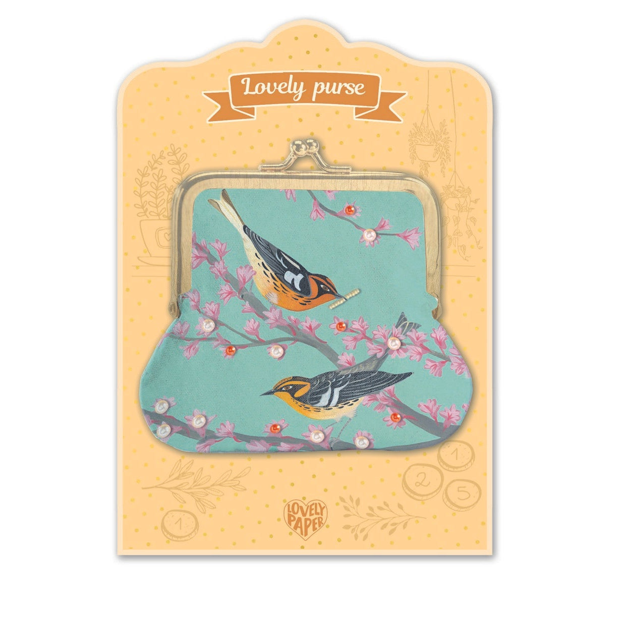 ארנק מטבעות - ציפורים