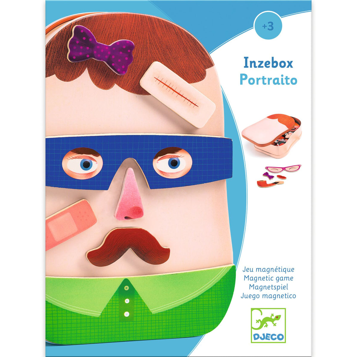 מגנטים בקופסת מתכת - פרצופים