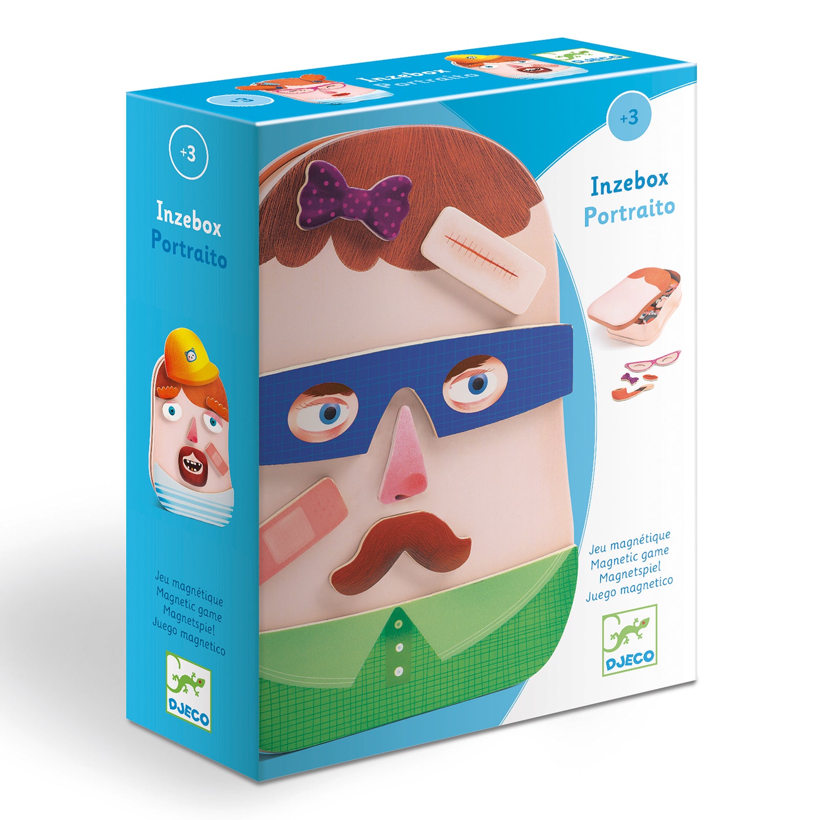 מגנטים בקופסת מתכת - פרצופים