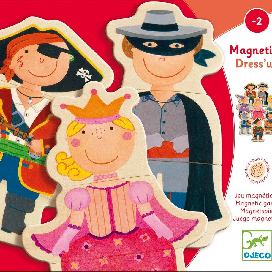 מגנטים עץ חלקים - דמויות