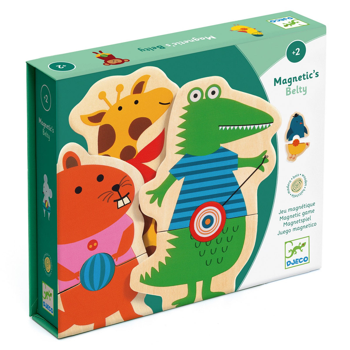 מגנטים עץ 2 חלקים - פופיק