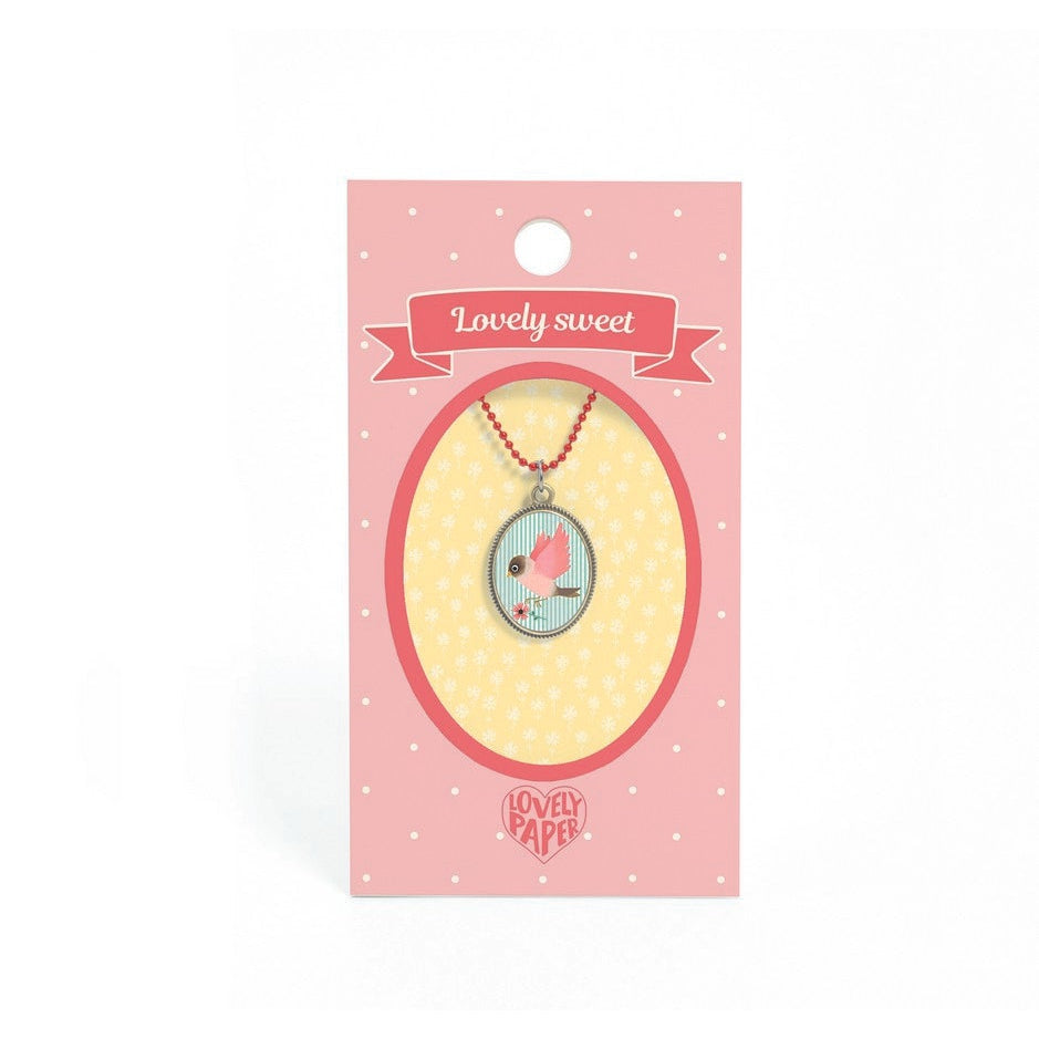 שרשרת מדליון - ציפור