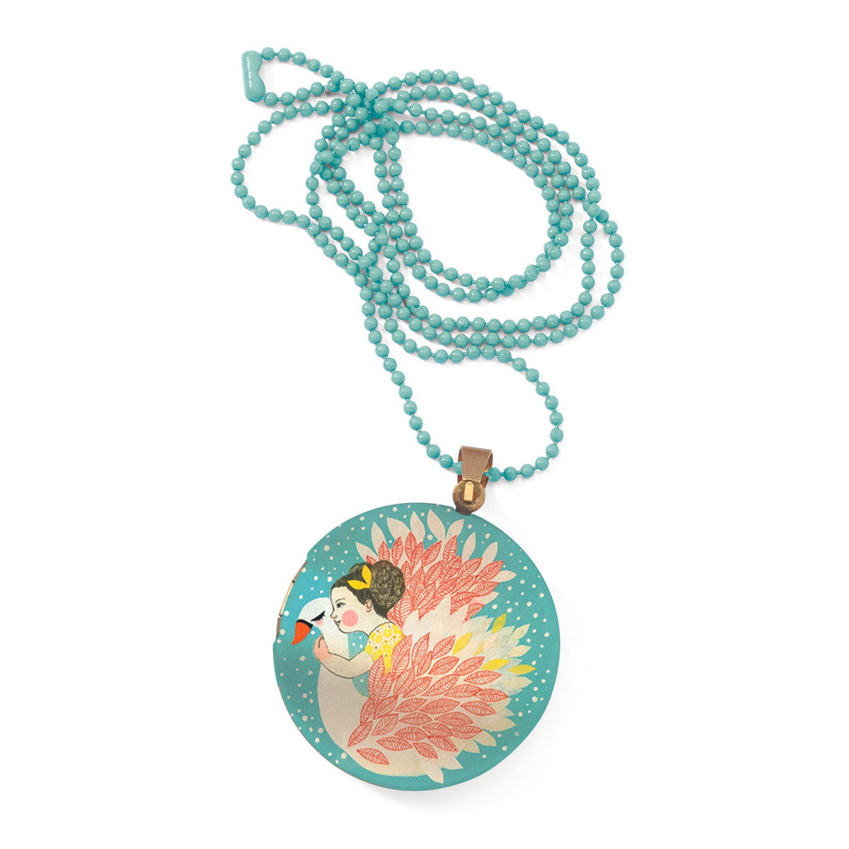 שרשרת עם תליון משכית- ברבור