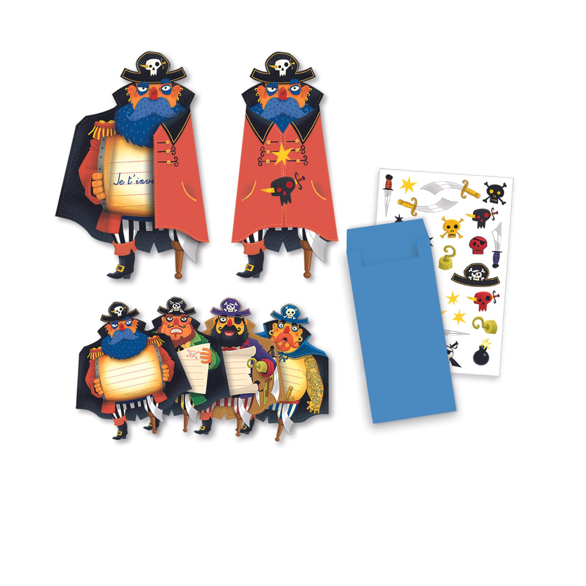 הזמנות יום הולדת X8 - פיראטים