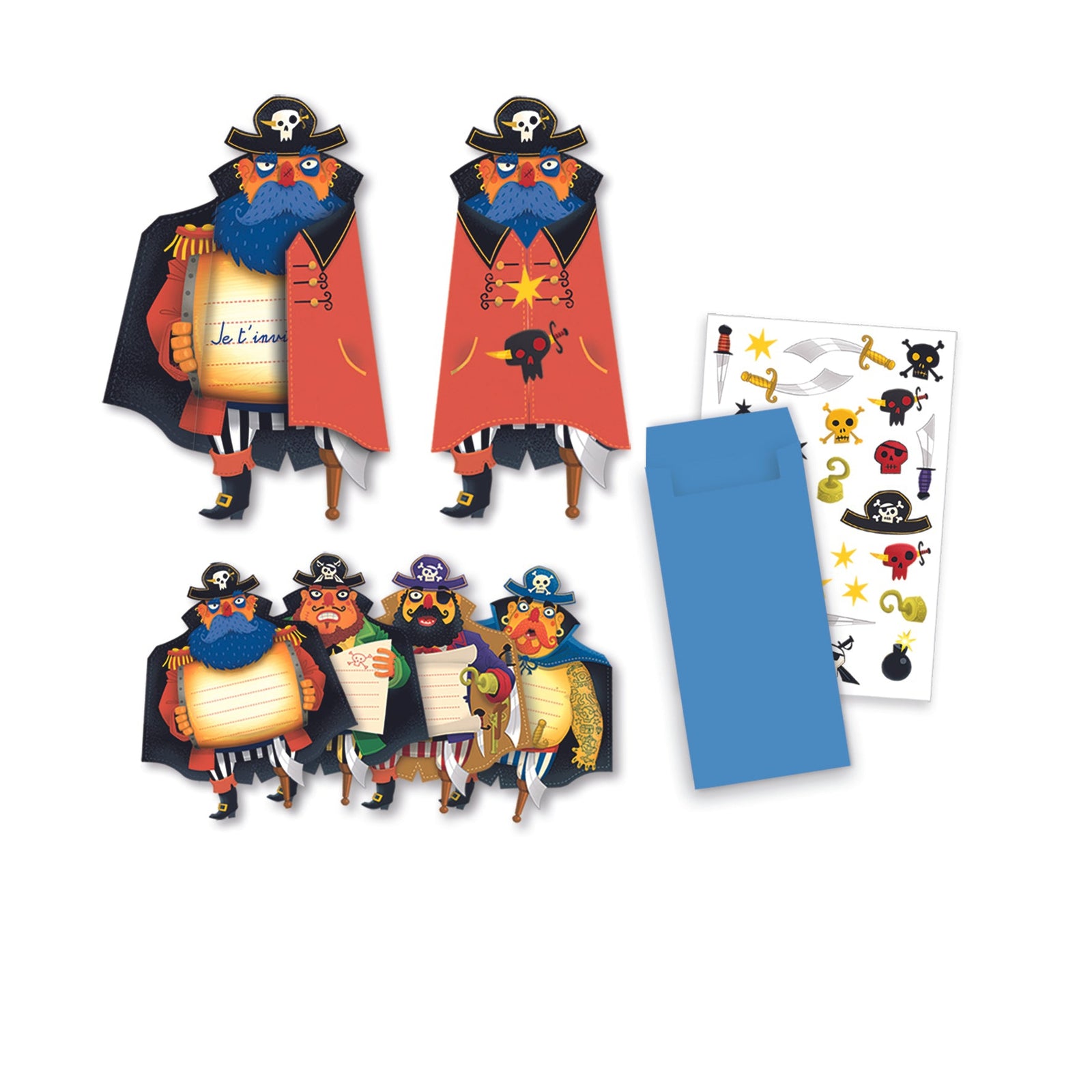 הזמנות יום הולדת X8 - פיראטים