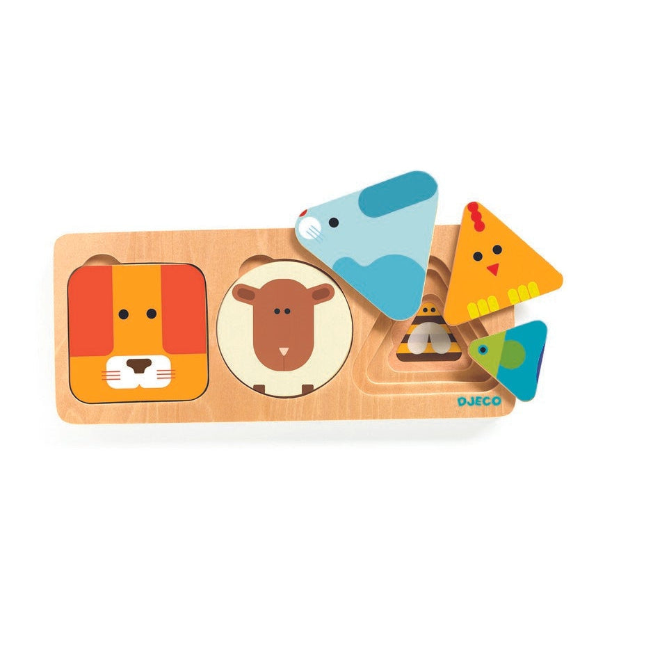 בסיס - פאל תלת שכבתי חיות