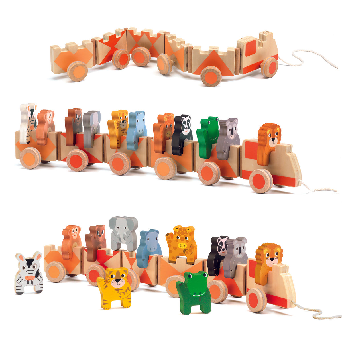 רכבת עץ - ג&#39;ונגל