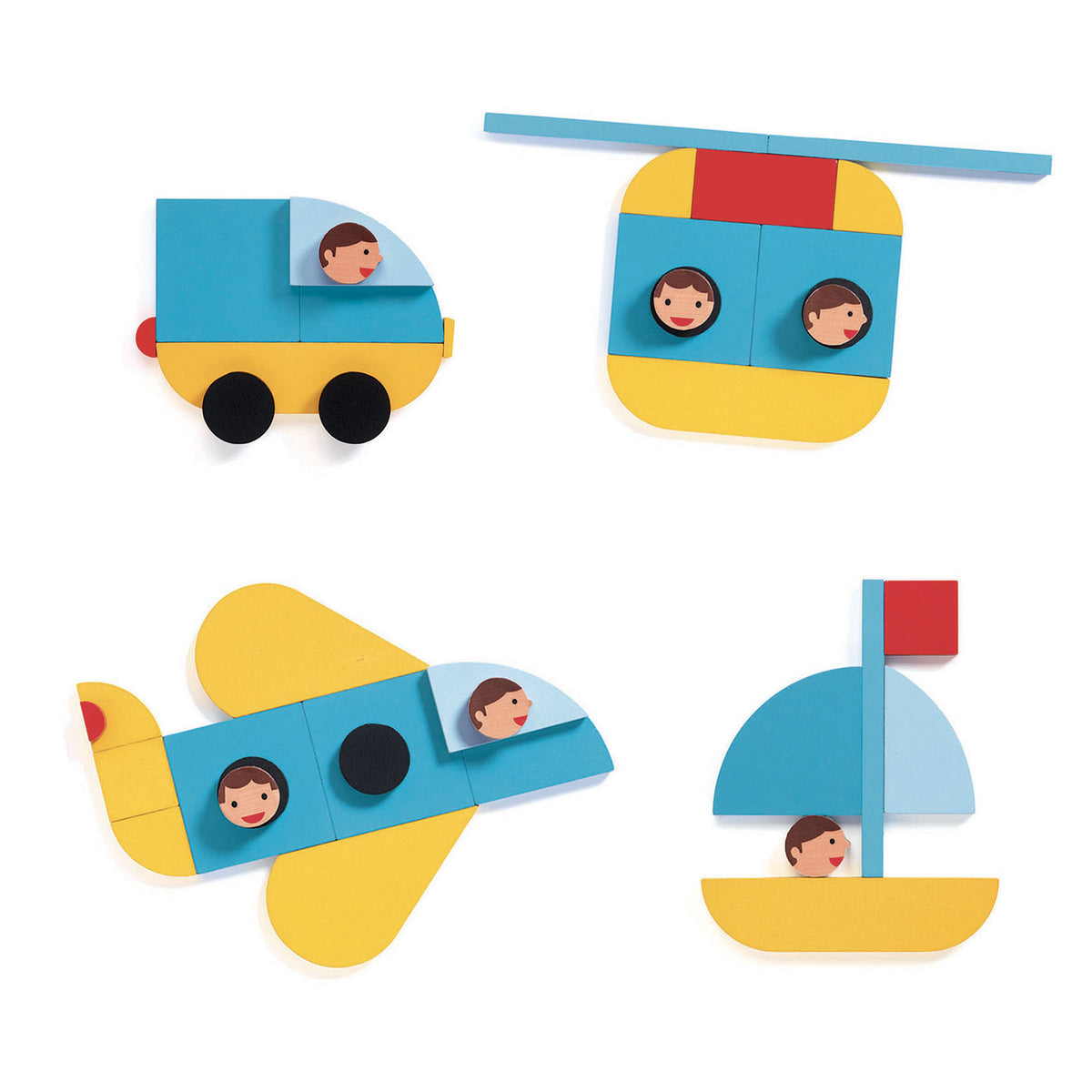 קוביות - הרכבת כלי רכב