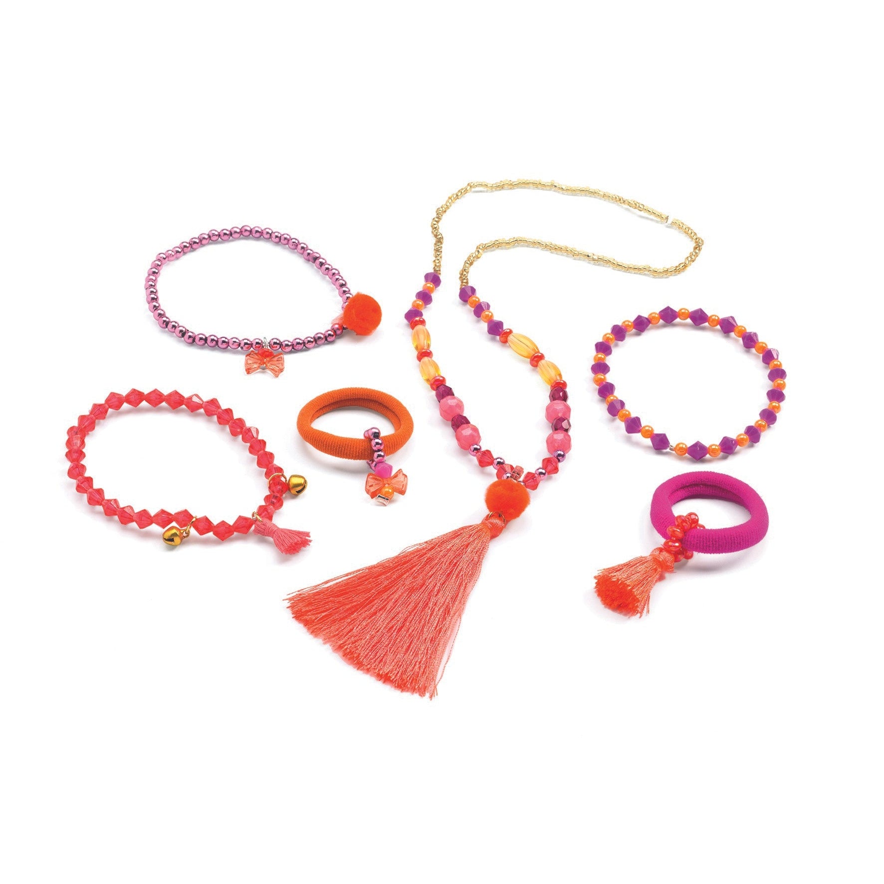 תכשיטים - פונפונים וסרטים