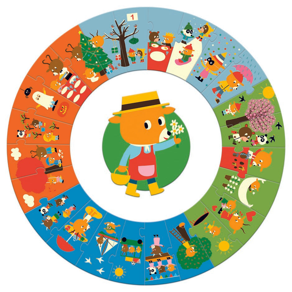 פאזל רצפה 24 - עונות השנה