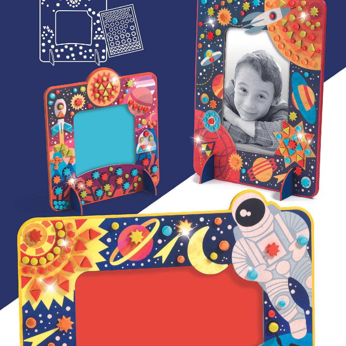 יצירה DIY - מסגרות מהחלל