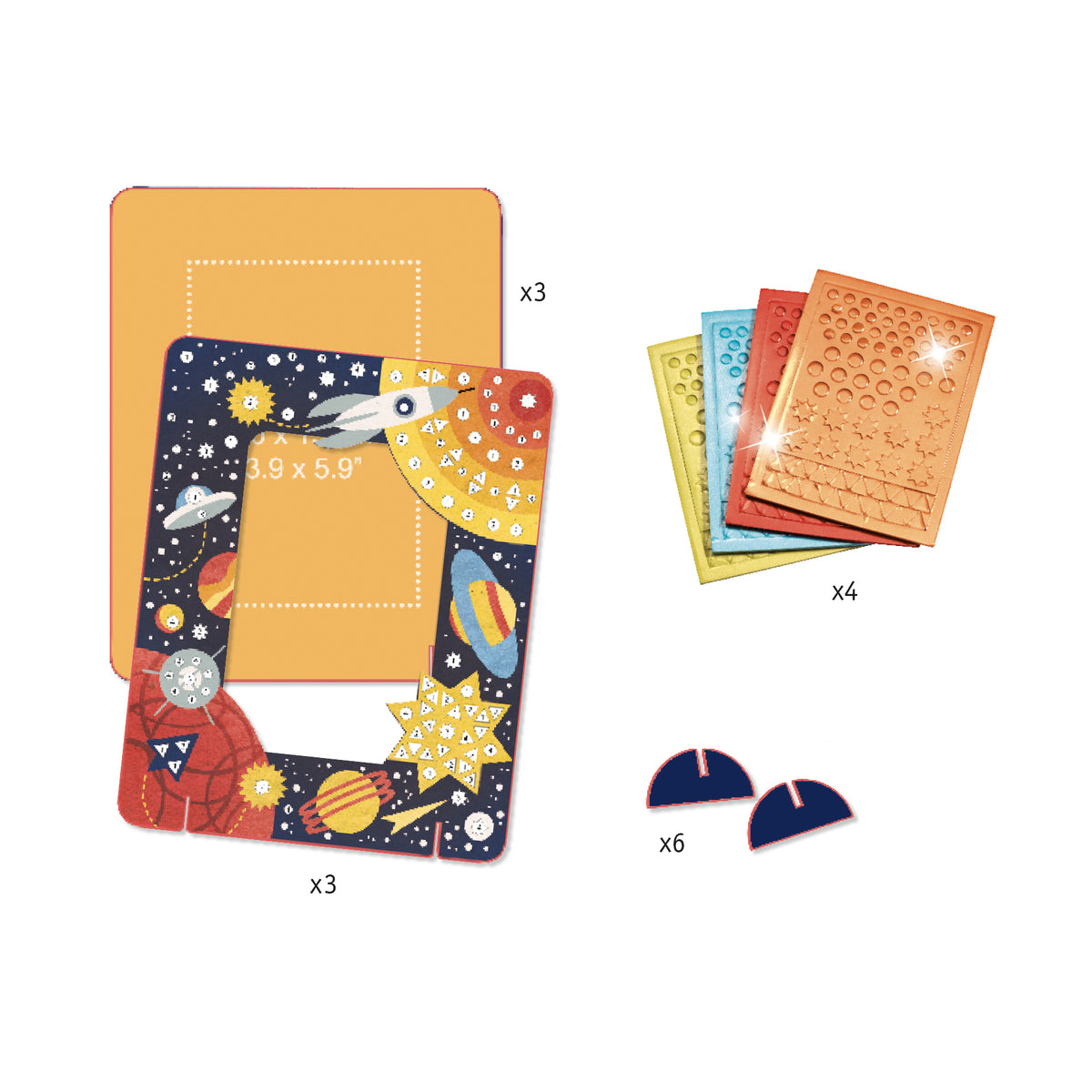 יצירה DIY - מסגרות מהחלל