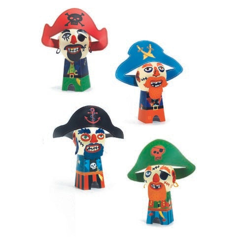 יצירה DIY - פיראטים מצחיקים