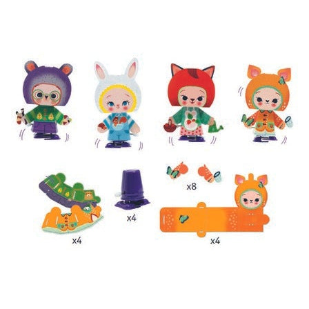 יצירה DIY - ווינד-אפ יצורים מתוקים