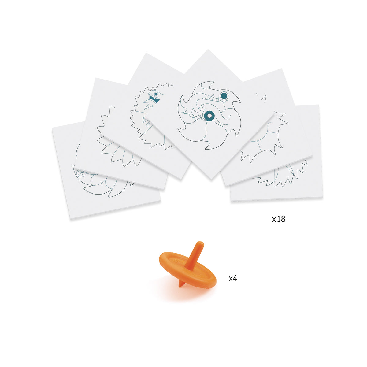 יצירה DIY - סביבונים דרקונים