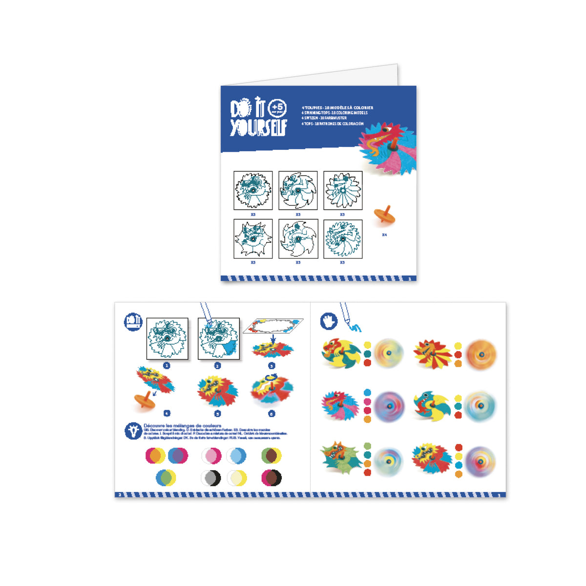 יצירה DIY - סביבונים דרקונים