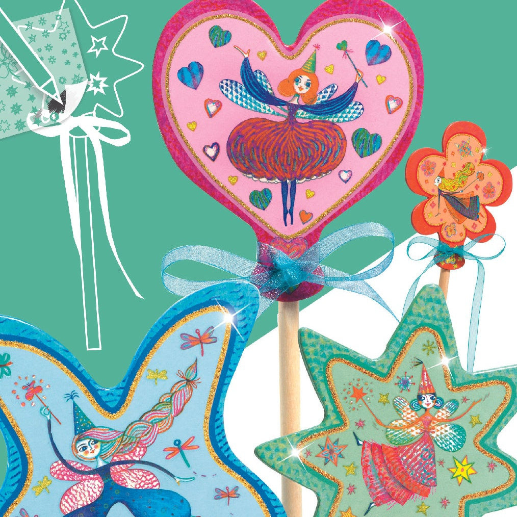 יצירה DIY - שרביטים מעוצבים