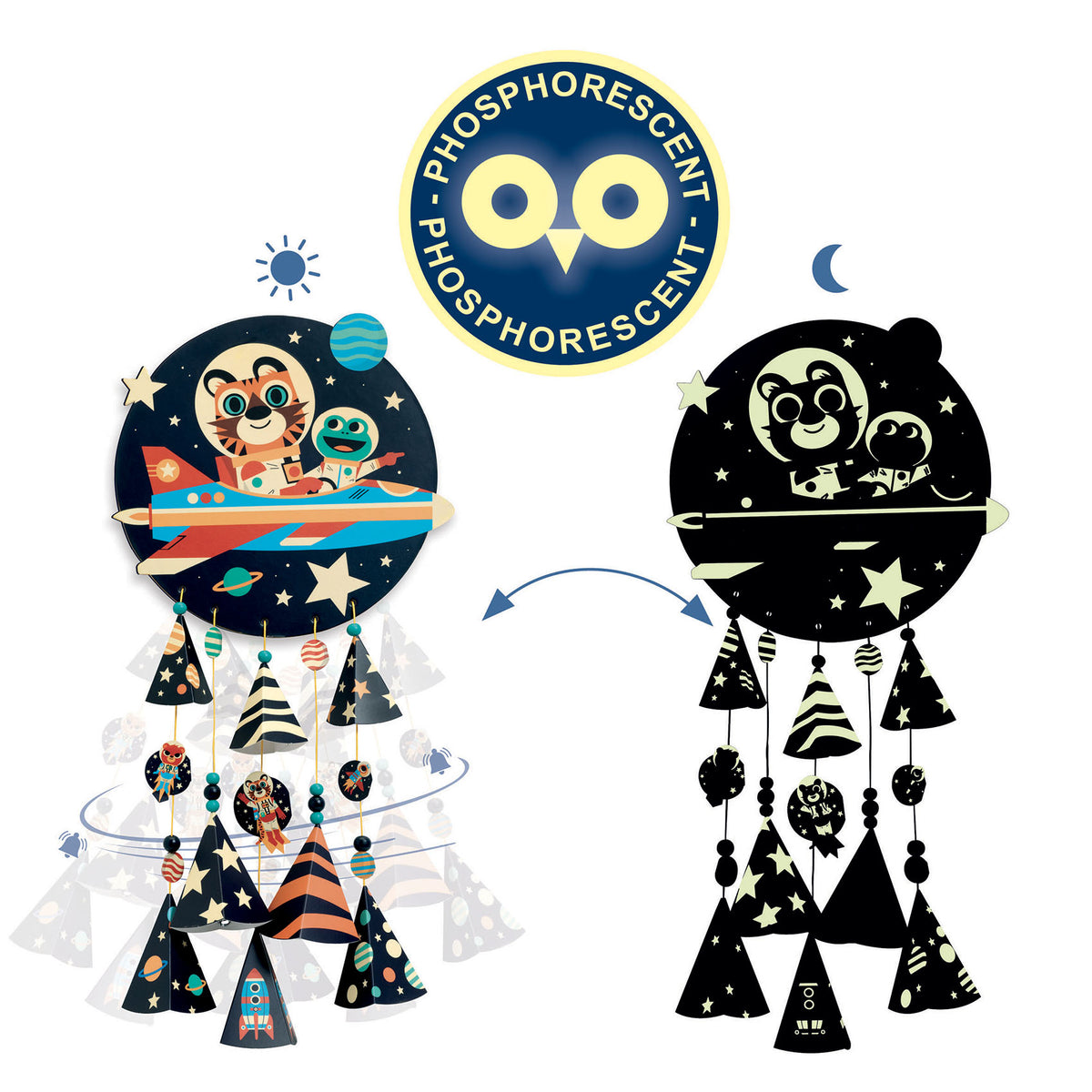 יצירה DIY - פעמוני רוח כוכבים