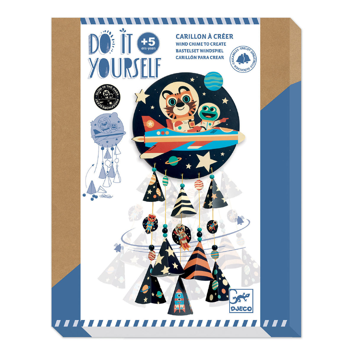 יצירה DIY - פעמוני רוח כוכבים