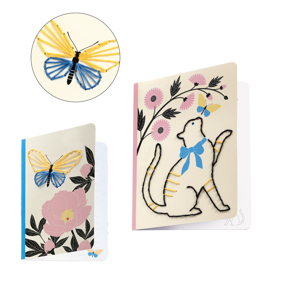 יצירה DIY - מחברת רקומה