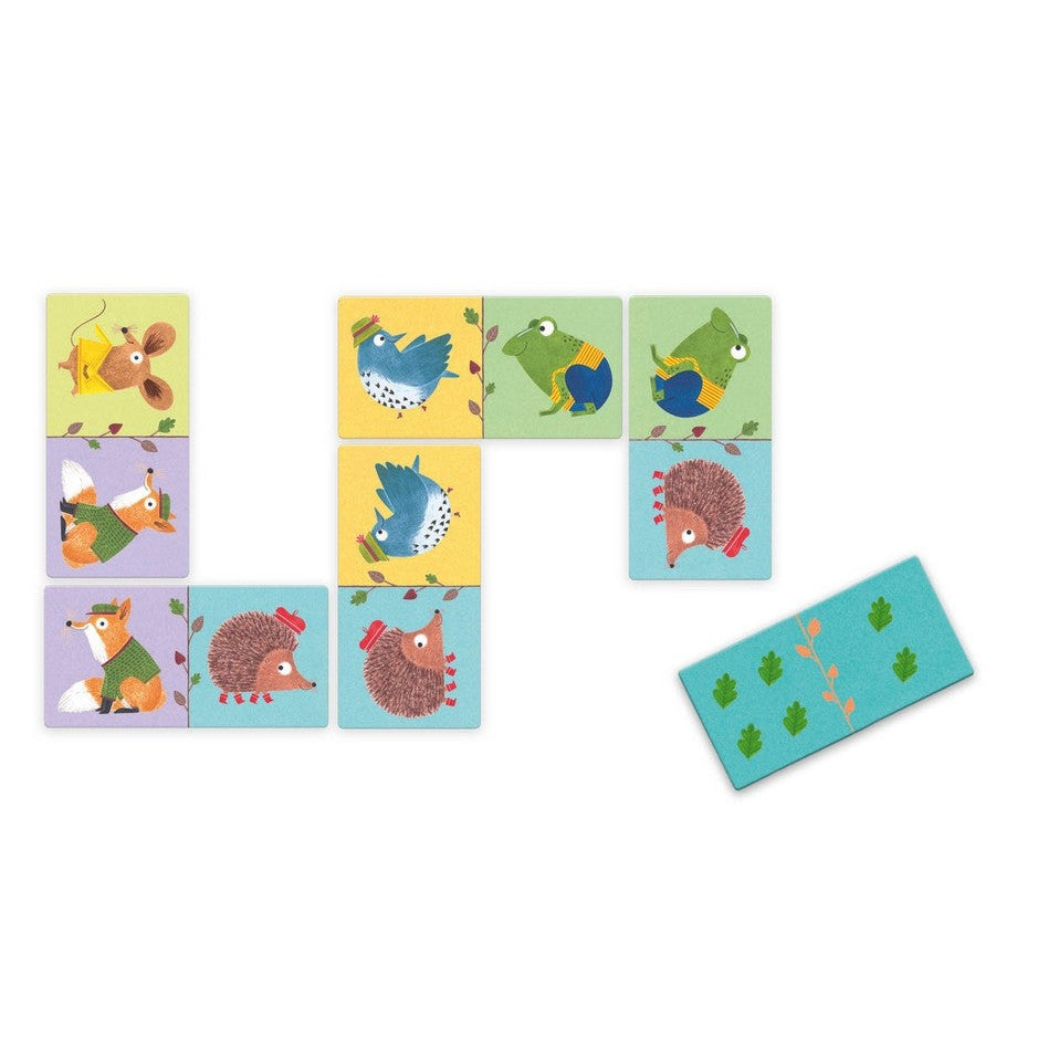 משחק דומינו - חיות חמודות