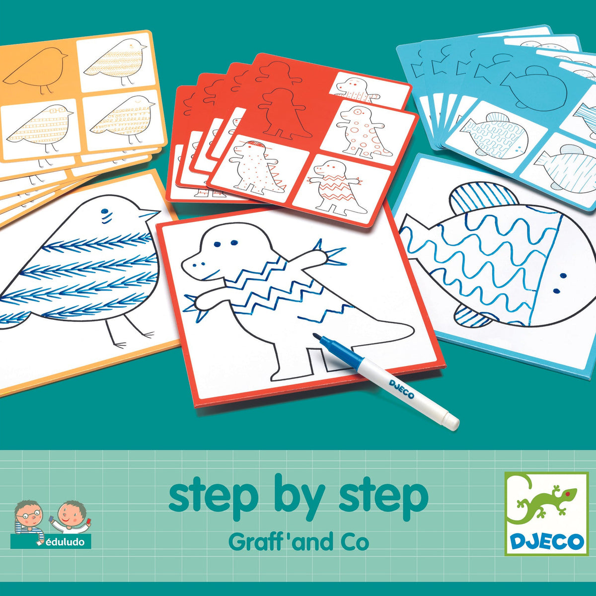 לימוד ציור - עיצוב חיות