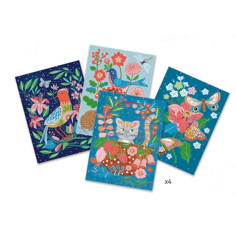 יצירה - טושים ומנצנץ בגינה