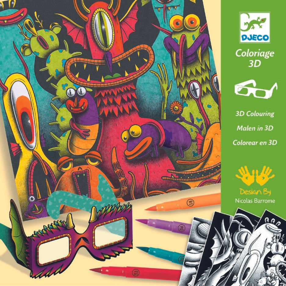 יצירה תלת מימד - יצורים מצחיקים