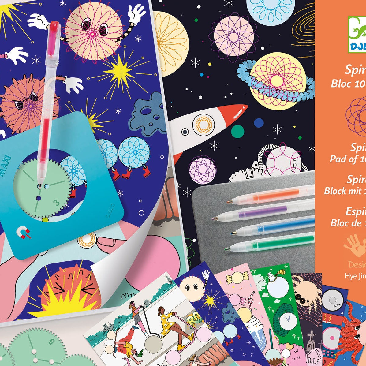 יצירה - ספירלות 10 עיצובים