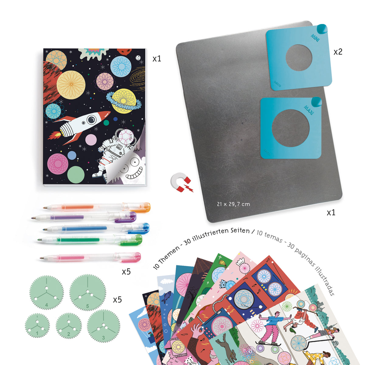 יצירה - ספירלות 10 עיצובים