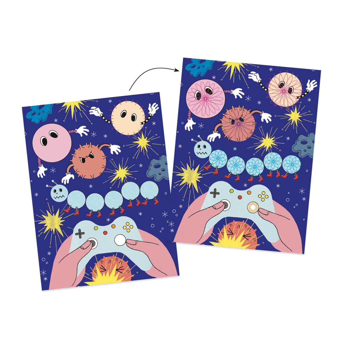 יצירה - ספירלות 10 עיצובים