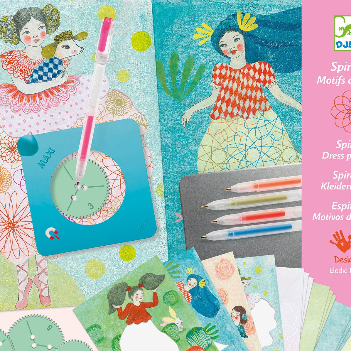 יצירה - ספירלות עיצובי שמלות