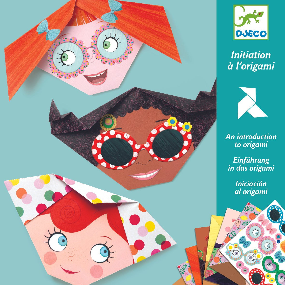 יצירה - אוריגאמי פרצופים יפים