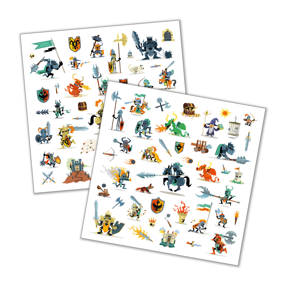 יצירה 160 מדבקות - אבירים חדש