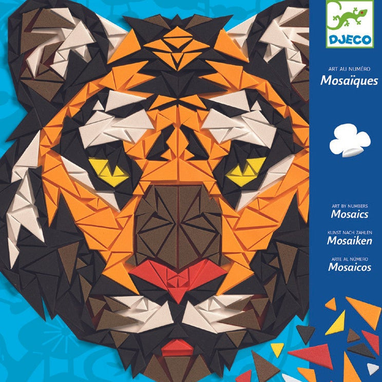 יצירה - מוזאיקה משולשים חאן