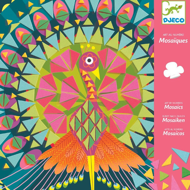 יצירה - מוזאיקה משולשים קוקו