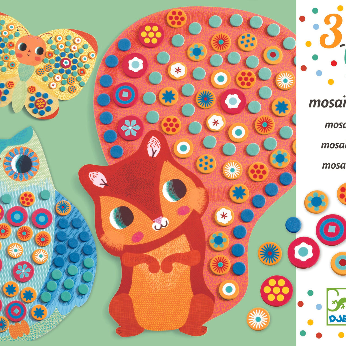 יצירה - מוזאיקה חיות יער