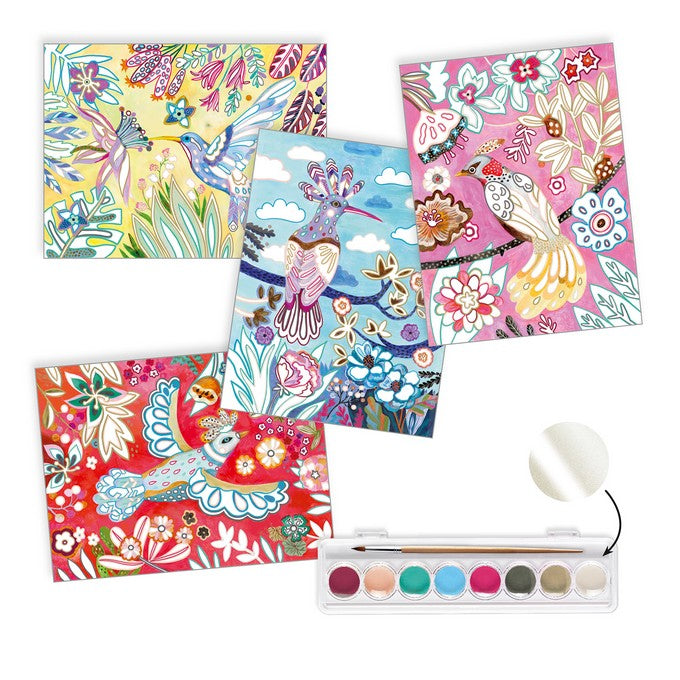 יצירה - צבעי מים מלודיה