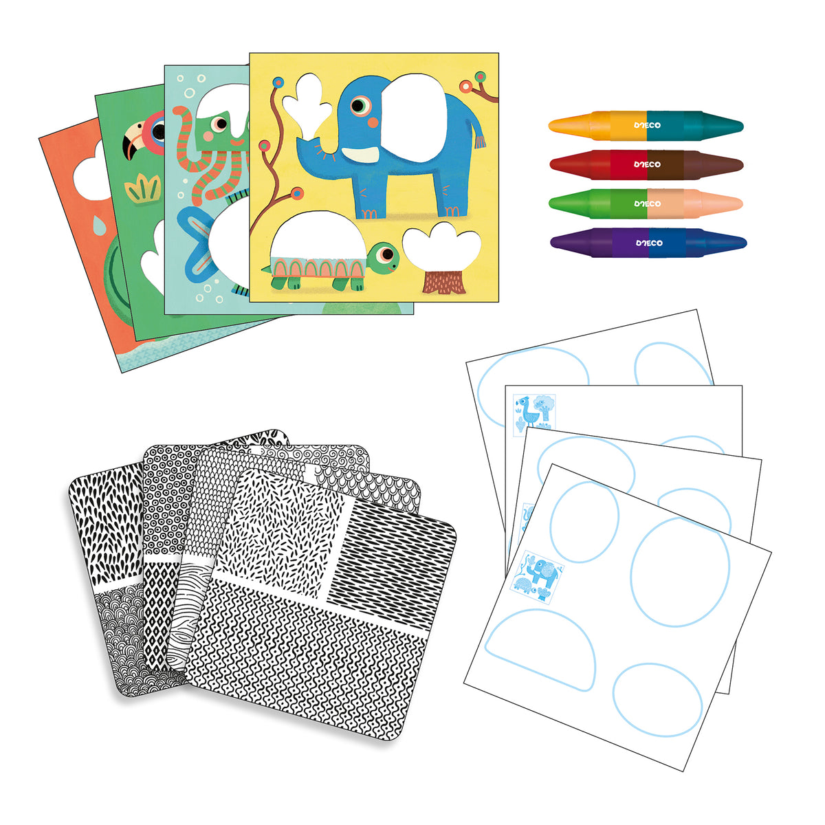 יצירה קטנטנים - תבליטים חברים של מגלי