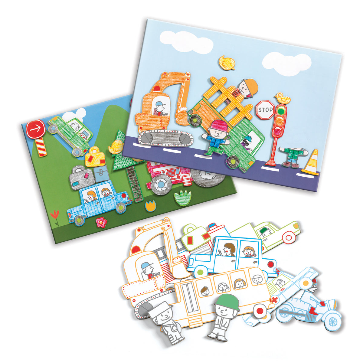 יצירה לקטנים - עולם יצירה רכבים