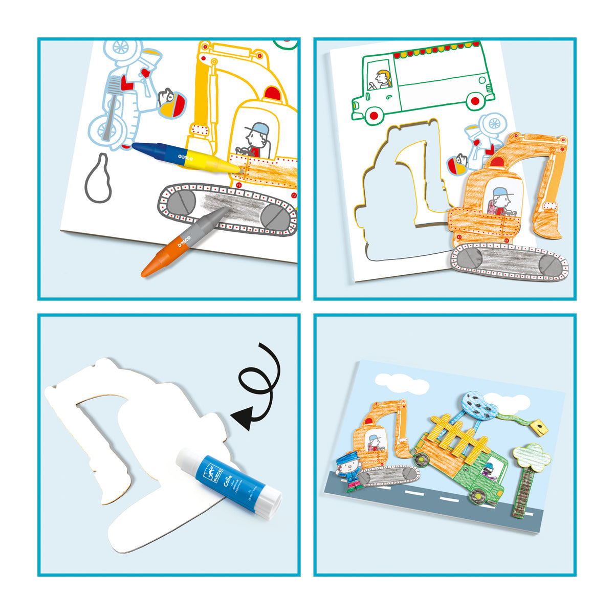 יצירה לקטנים - עולם יצירה רכבים