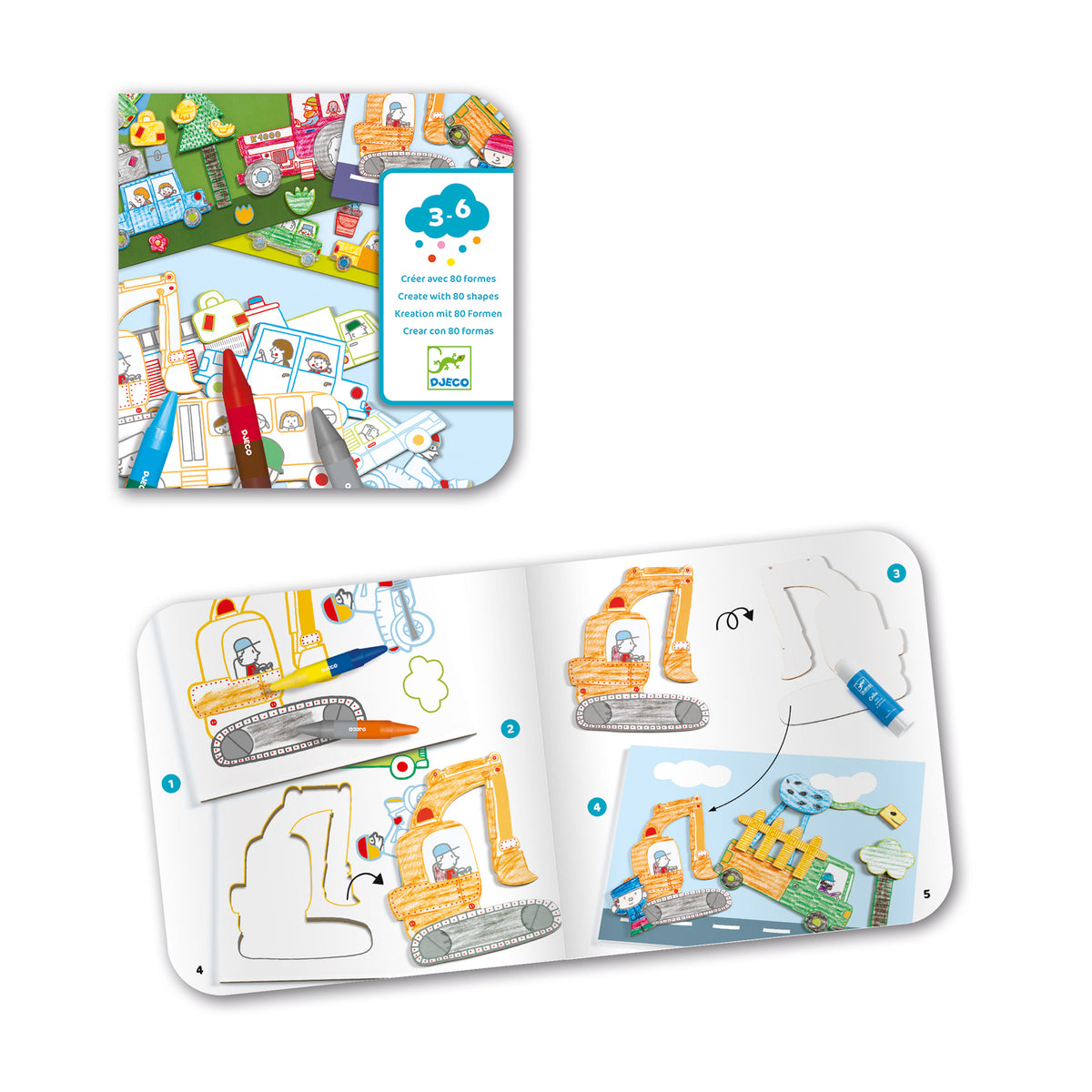 יצירה לקטנים - עולם יצירה רכבים