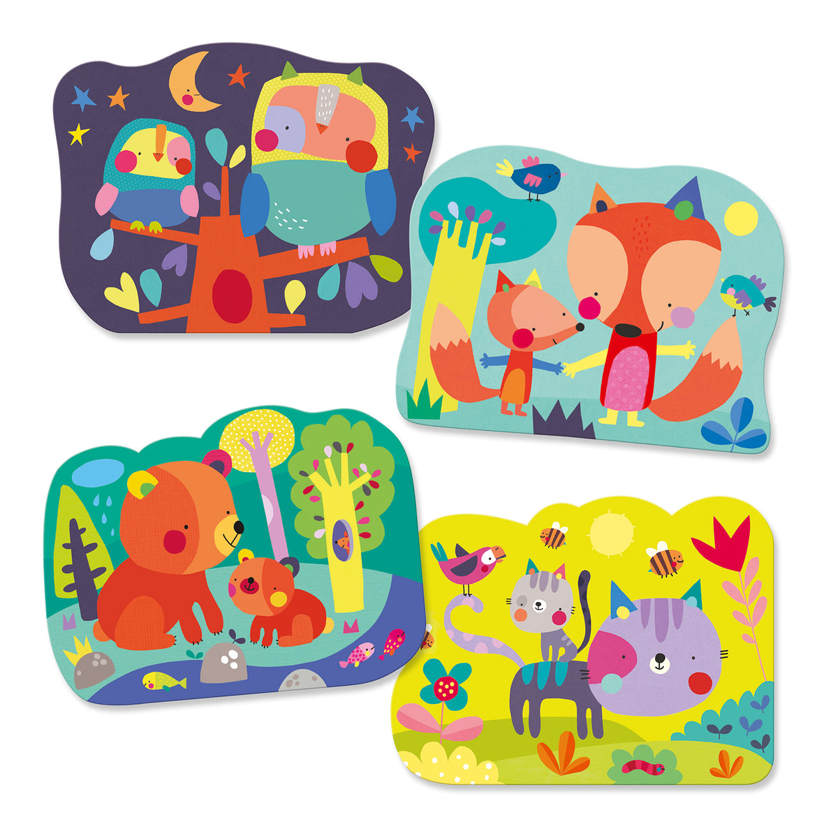 יצירה צביעה עם מים - נסתר ביער