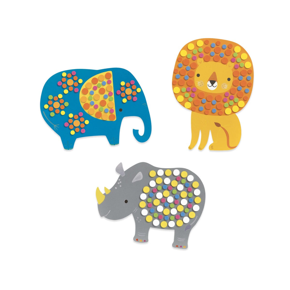 יצירה - מוזאיקה לקטנים ג&#39;ונגל רך