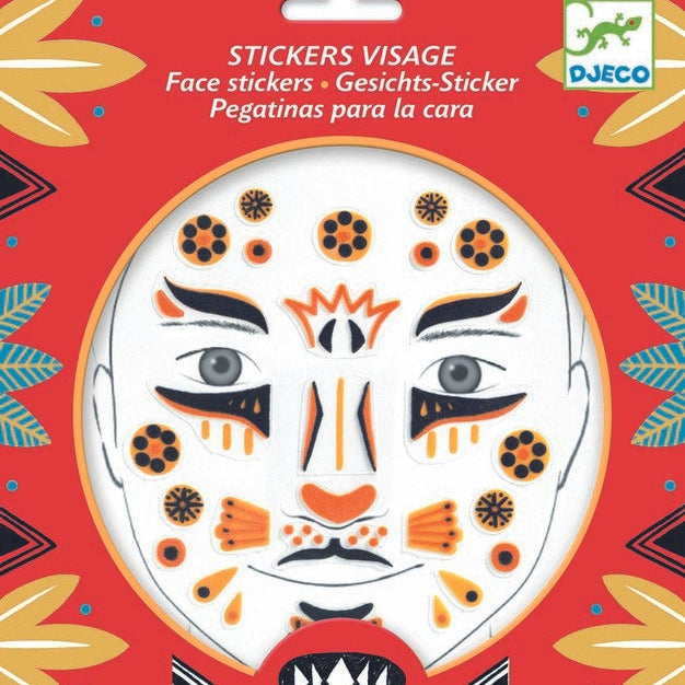 מדבקות פנים - לאופרד