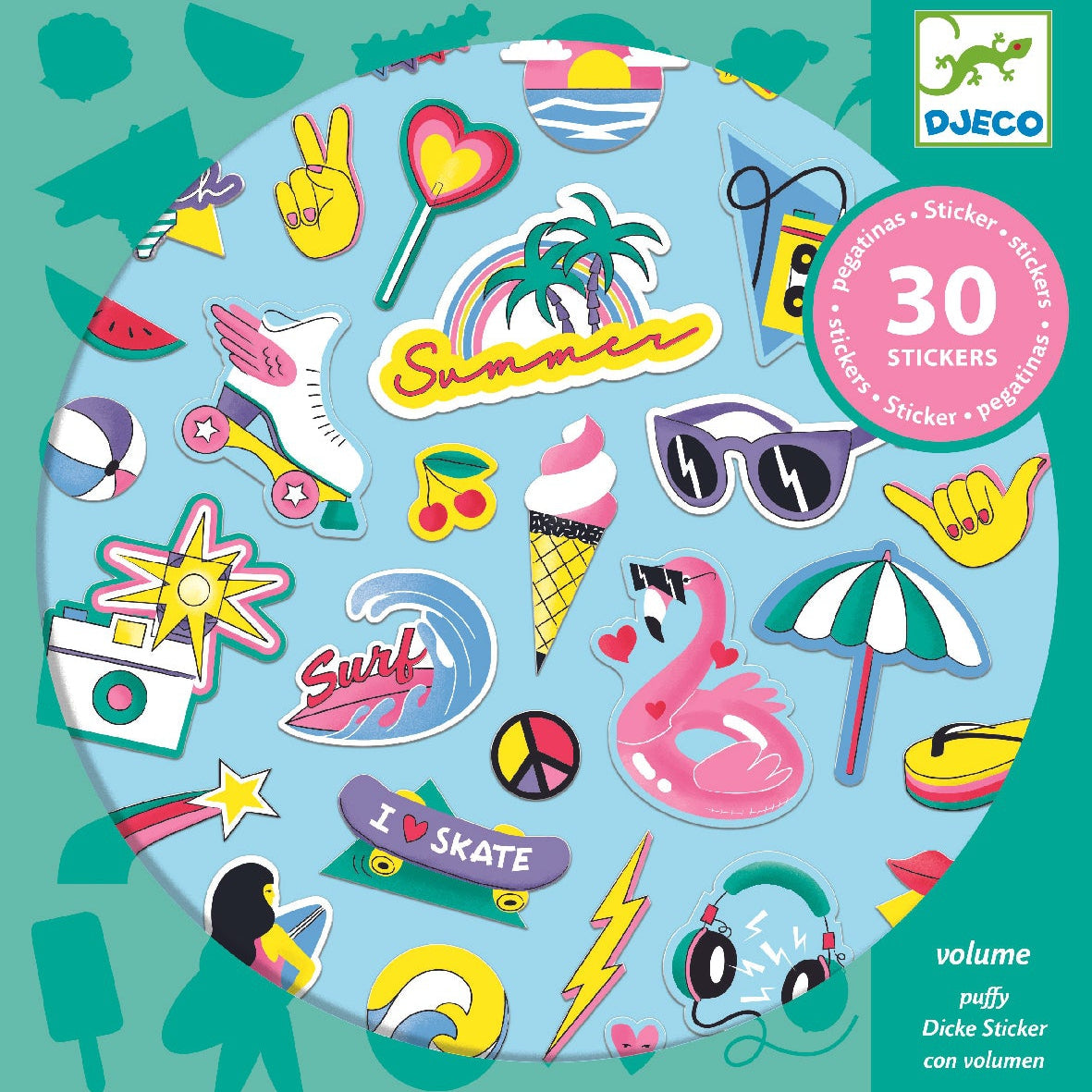 יצירה - מדבקות פאפי קליפורניה